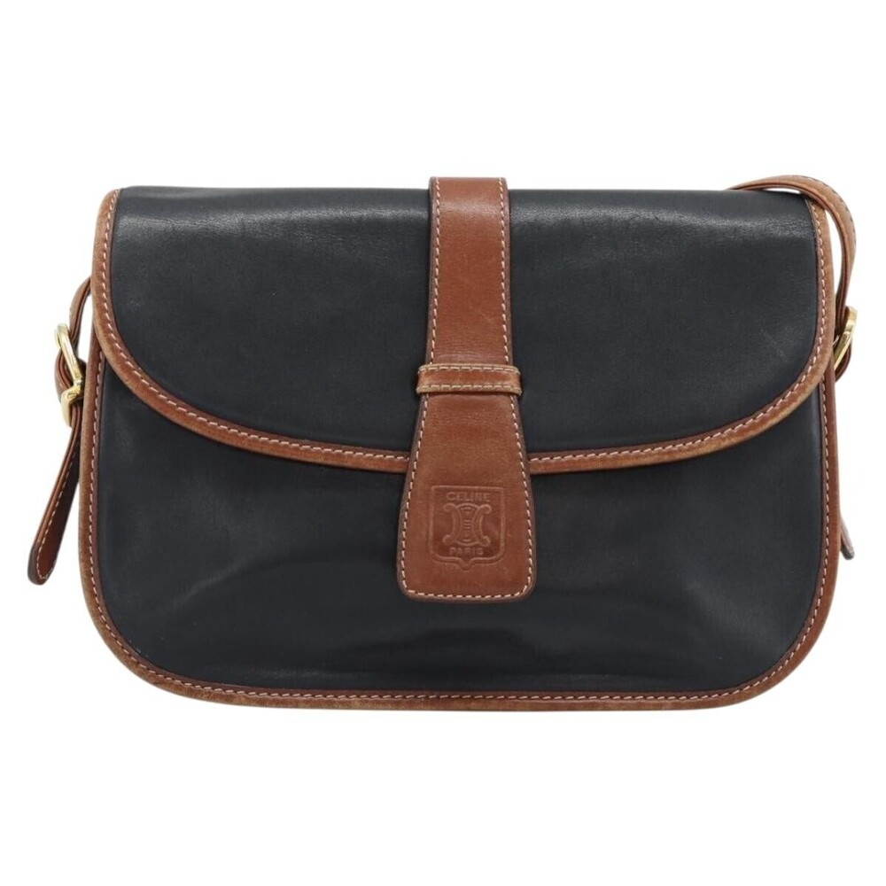 Celine Flap Shoulder Leather